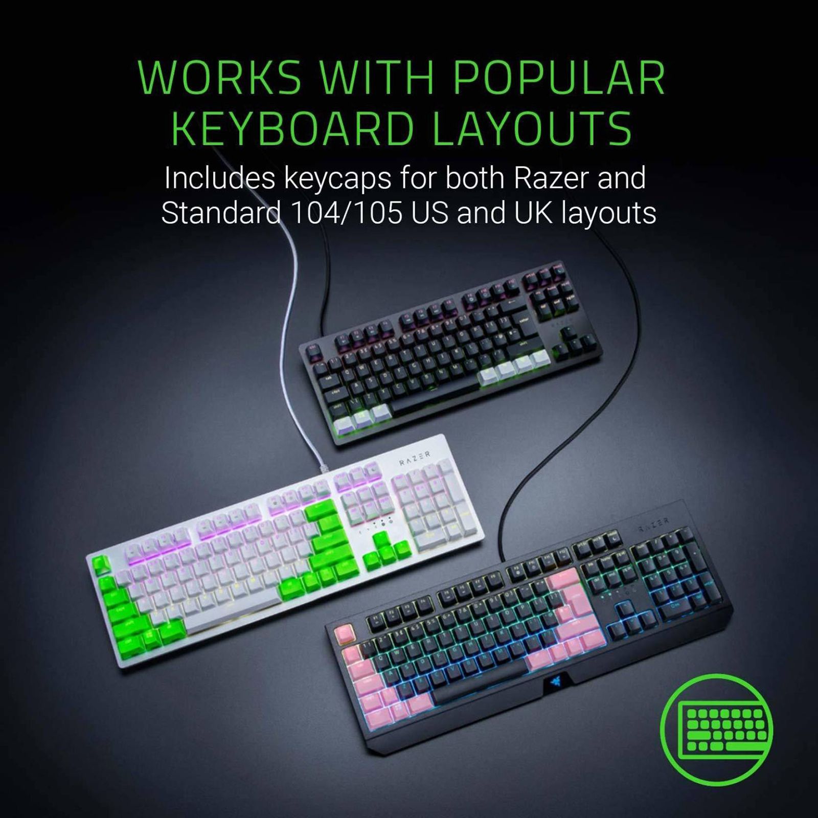 Buy Razer Key Caps For Desktop (Backlight Compatible, RC21